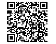 A black and white square QR code on a white background.